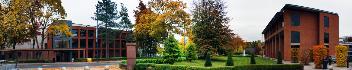 View of the Hope Park campus at autumn
