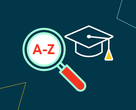 Find a course: search undergraduate and postgraduate courses from A to Z.