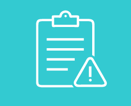 Report an incident icon for Sexual Misconduct and Harassment