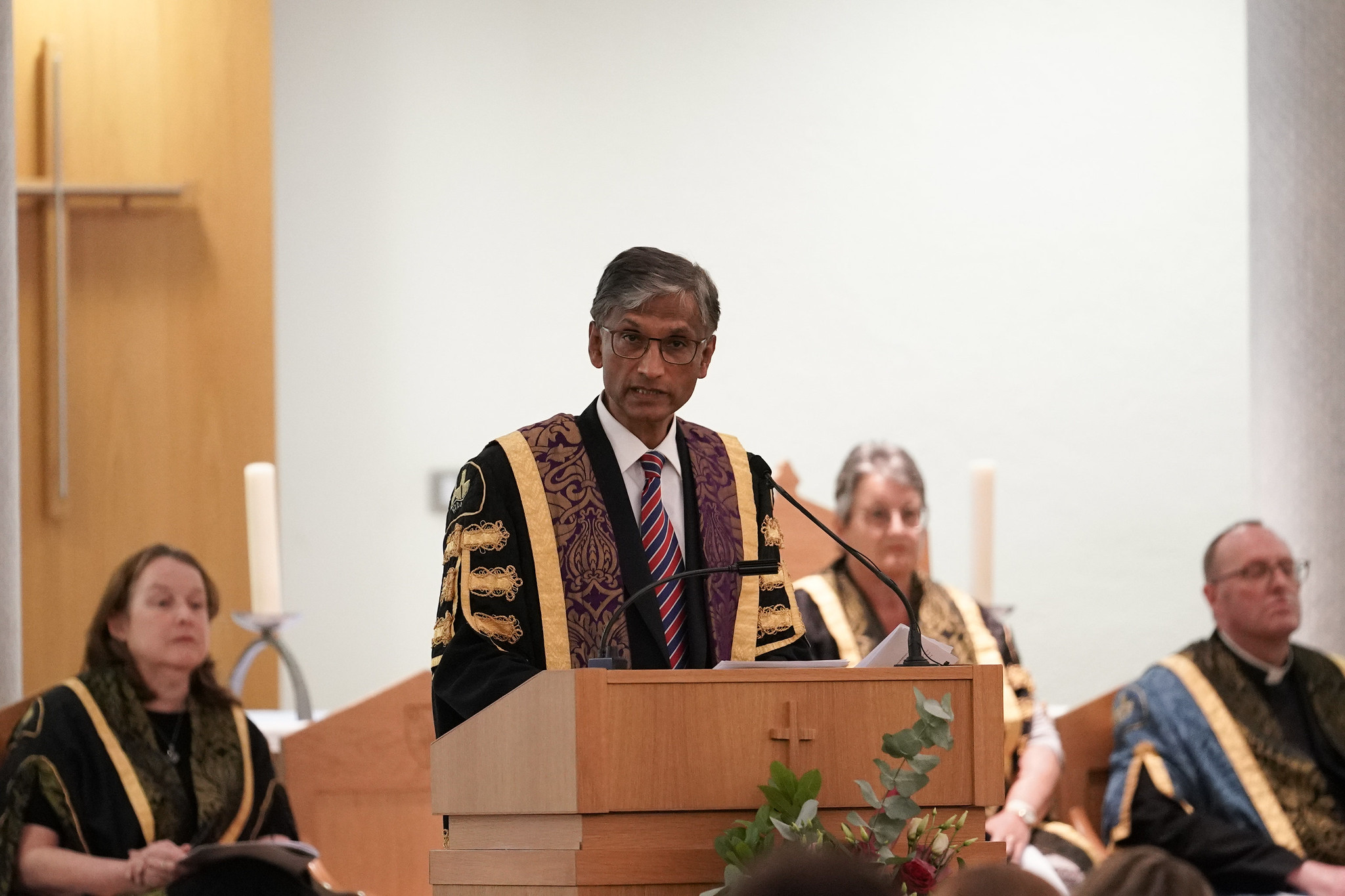 professor pillay speaking at foundation day 2022