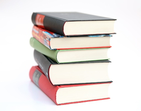 image of a pile of books