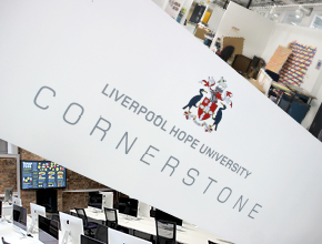 image of the cornerstone building sign