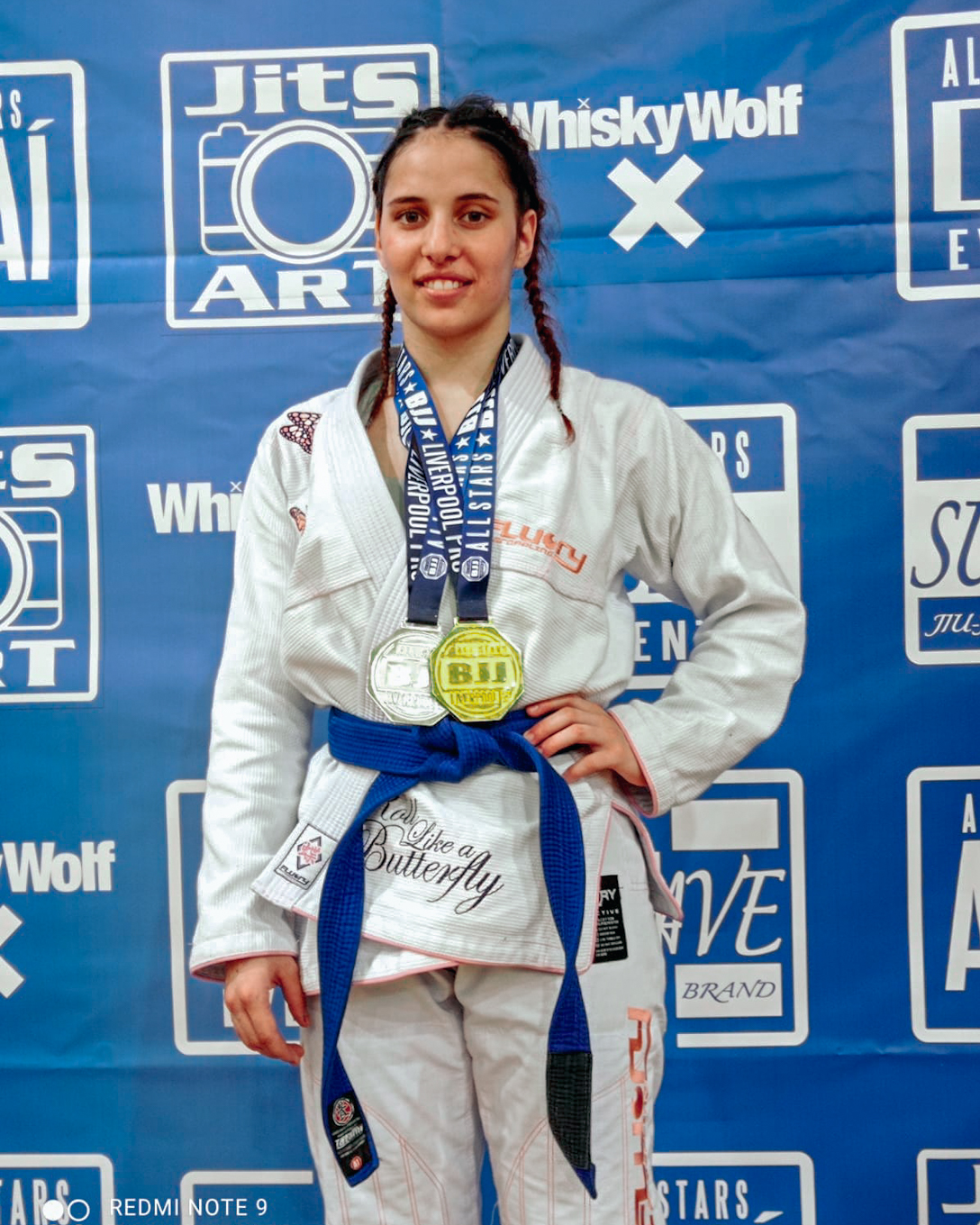 denissa wearing a gi