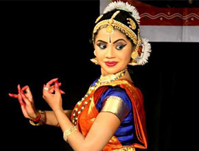 Bollywood dancer posing for photo