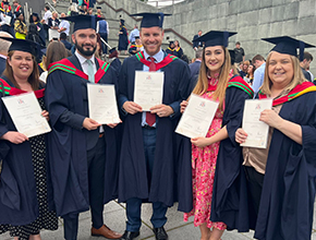 Cansfield High School teachers at Graduation