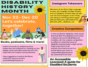 disability history month Students union