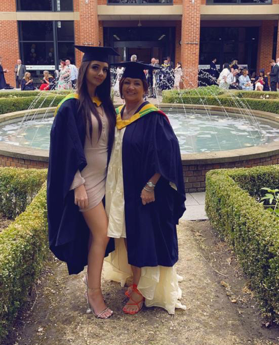 Nicole and Andrea Rankin at Graduation