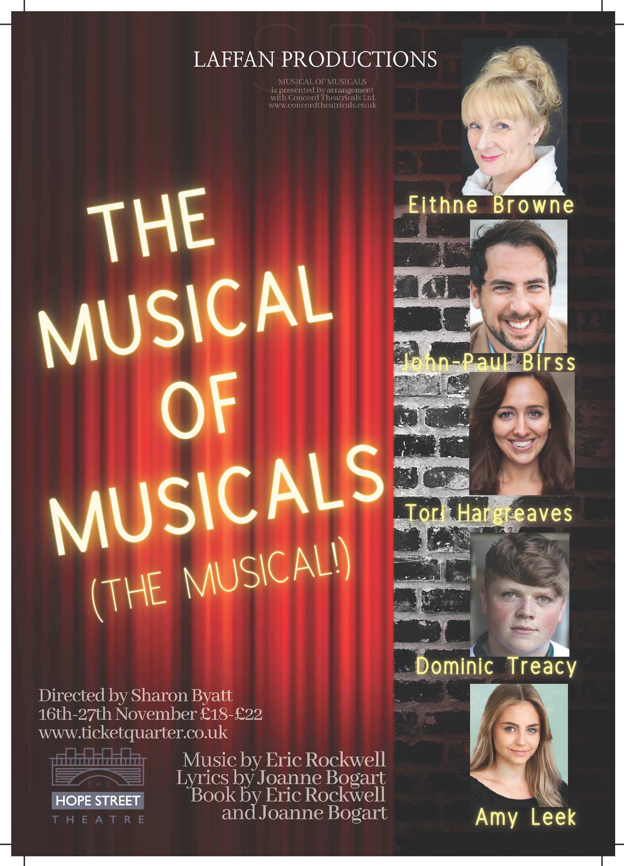 musical of musicals sharon byatt poster