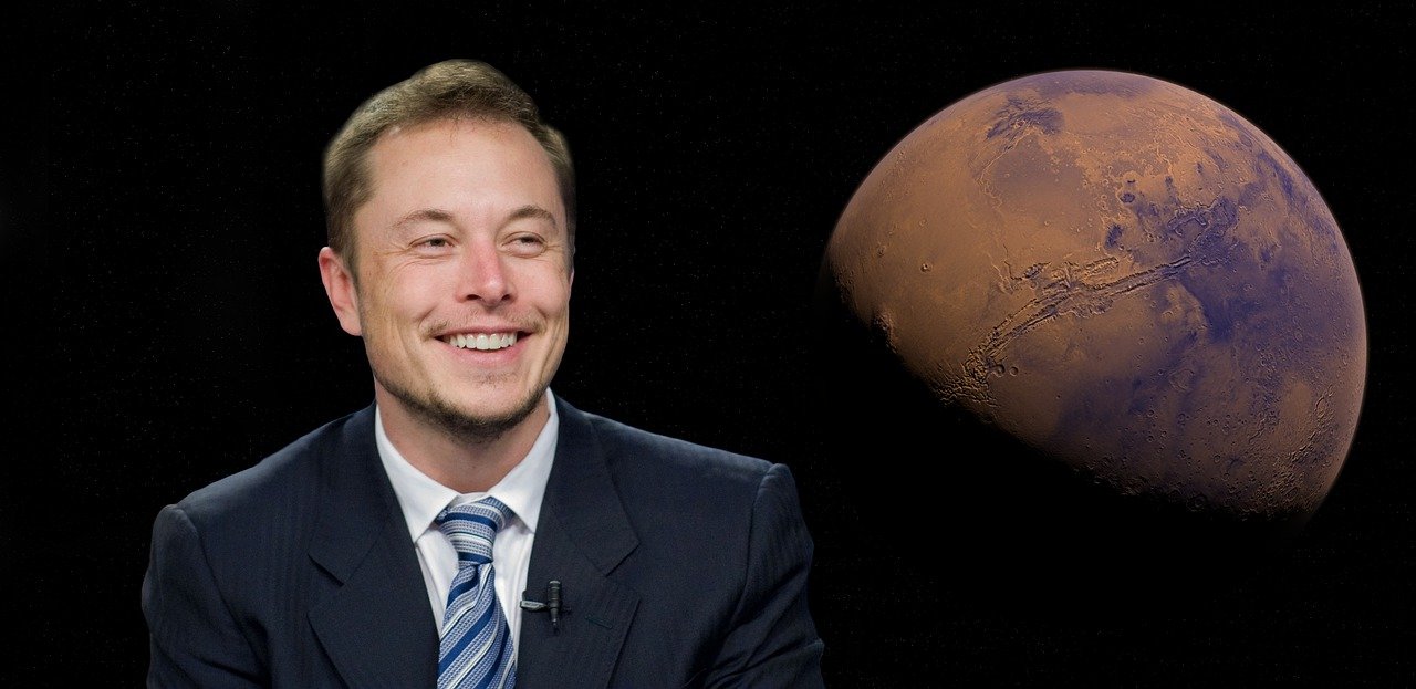 elon musk at spacex launch