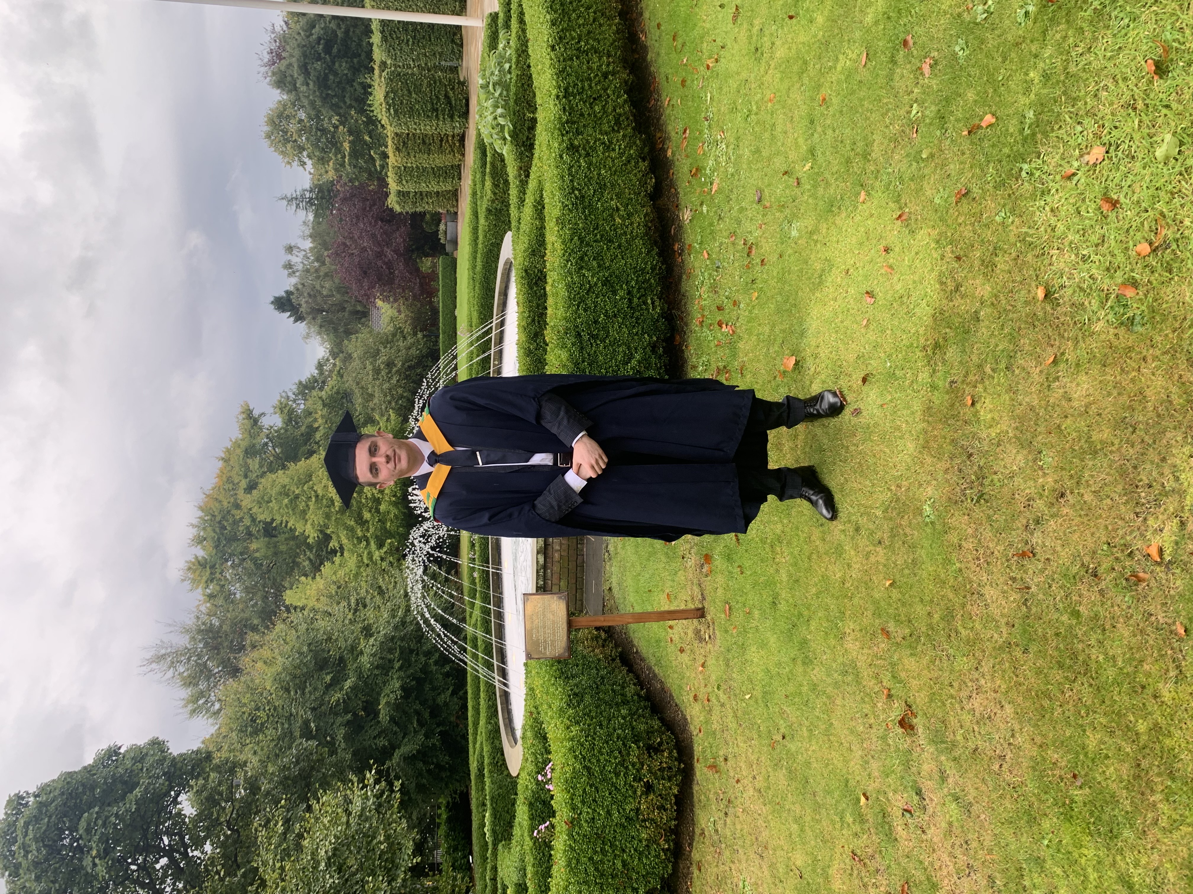 jack freeman on his graduation day at hope park