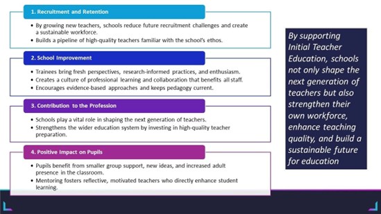 Why support Initial Teacher Education?