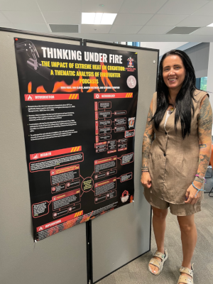 Hana Presenting at the BPS Cognitive Section Conference