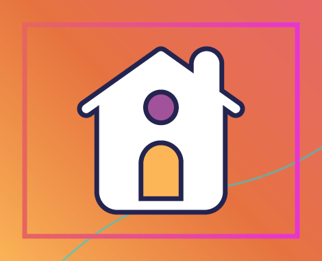 Graphic of a house to symbolise accommodation